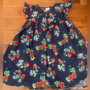Next Navy Dress with Strawberry and Floral Print